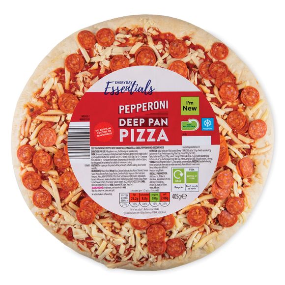 Pepperoni Pizza 405g Everyday Essentials